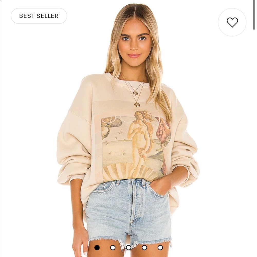 NWT Selkie Venus Sweatshirt Revolve Neutral Size XS